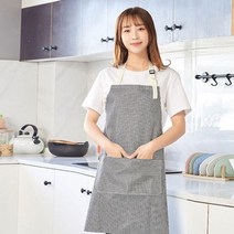 어린이집앞치마 요양보호사 앞치마 에어프런 뷰티샵 헤어디자이너 애견 미용 입는, 3-줄무늬앞치마-그린