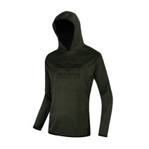 아티누스 플리스 후드 낚시티셔츠 카키 AT-576K, M(95)