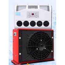 트럭 무시동 에어컨 캠핑카 굴삭기 크레인 냉방, 12V 수평 수직 외부 장치(냉매)