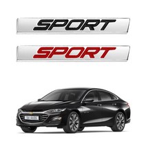 블루오션 올뉴말리부 3D메탈 스포츠 포인트 엠블럼 레터링 스타일링 튜닝 엠블렘 차량용 스티커, 포인트 블랙