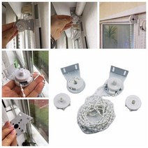 28MM 수동 롤러 블라인드 비드 체인 커튼 셔터 액세서리 지퍼 VOLET ROULANT WINDOW 욕실 홈