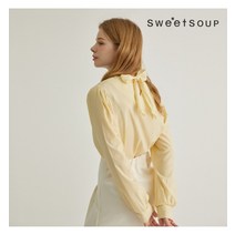 백 리본 포인트 블라우스(WY3LSE2)