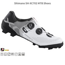 mtb 클릿슈즈2022 Shimano XC702 MTB Enduro 신발 SH 잠금 자전거 자갈, 12 46, 01 White Standard