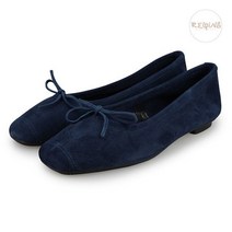 [흐꺙] 흐깡 하모니 발레리나 플랫슈즈 여성 스웨이드 가죽 로퍼 HATT00051-OCE