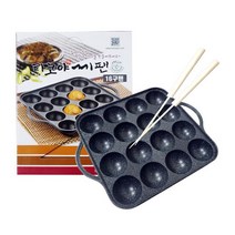 [동우리빙아트] Easycooker 타코야끼팬 16구송곳포함O, 상세설명 참조, 없음