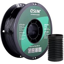 eSun TPU 95A 필라멘트 1.75mm 유연한 열가소성 폴리우레탄(TPU) 3D 프린터 필라멘트 치수 정확도 ± 0.0, 단색, C-블랙-1KG