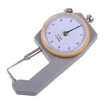 다이얼 타입 종이 가죽 두께 게이지 미터 0.05mm 0-10mm 내구성 측정