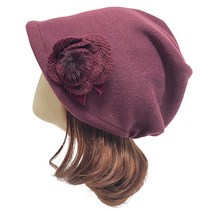 엄마짱 MDF 8355 아네모네 모직두건 엄마모자 생신선물