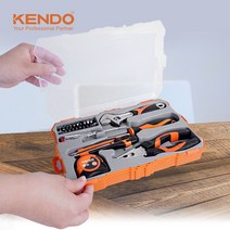 KENDO 가정용 만능 공구세트 26P 86128CO 휴대용 종합 수공구 셋트
