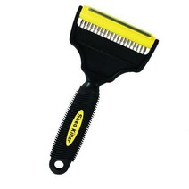 엉킨털 죽은털제거 이중날 2in1 대형견 빗 점보 말티즈 정전기방지 배털