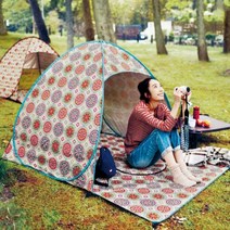 곰실행 2인 전자동 미니텐트 가족용 그늘막 텐트 비치 야외, 1