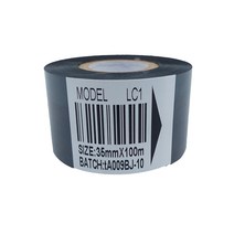 날인기먹지 30mm 100m 25 35 LC1 코드 리본 포장 열 전달 날짜, LC1x 업그레이드 30mmx30MX10개