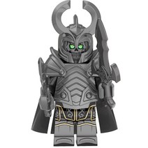 중세기사 나이츠 병사 블럭 호환 미니 피규어, 99.아스가르드 악마기사 (쌍칼)