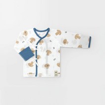 메르베 멍멍송이 신생아배냇저고리 여름용