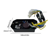 3 Phases Generator Automatic Voltage Regulator 185-260V Volt Stabilizer Generators Spare Parts Repla, 01 CHINA, 01 black