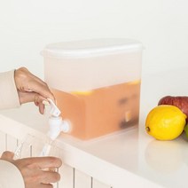 냉음료디스펜서 음료수 워터 주스 물 디스펜서 물병 3.5L
