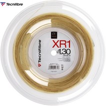 테크니화이버 XR1 1.25mm 1.30mm 200m릴 테니스스트링, 내추럴