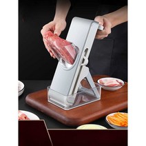 채칼 세절기 슬라이서 휴대용 캠핑용 가정용 육절기, 베를린 클래식 슬라이서(회색)