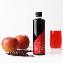 티바인 티백보다 진한 애플 히비스커스 콜드브루 고농축 원액 400ml 3병 세트, 3개