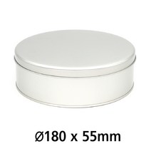 R120 UV 인쇄 가능 원형 은색 틴케이스 틴케이스 깡통 제관 깡통케이스 금속포장 필통 틴캔 철캔 포장용기 굿즈 인쇄