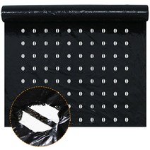 씨앗비닐 도라지 150cm x 250m 흑색 유공 멀칭비닐 10구 구멍 씨필름 파종 농사 농부 농업 농작물 텃밭