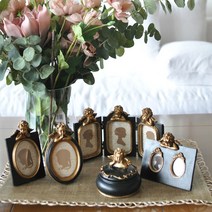 꼬떼따블 큐피드 블랙&골드 프렌치 사진 액자 (4 type), D타입 (K18216)