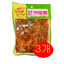 다원중국식품 중국짜차이 홍텅 홍유짜차이무침 218g 3개세트