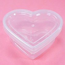 ARTNISM 25개 슬라임 용기 자체제작 슬라임통 원형용기, 하트 용기