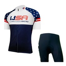 딱100장 월드팀 콜럼버스 싸이클복 자전거의류 반팔 긴팔 상하의세트 미국 버전2