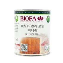 비오파 칼라 오일 피니쉬 1061-1080 1075, 1079짙은오크, 1개