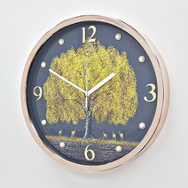 BnH 금전수 인테리어 벽시계 디자인 무소음 시계 9069, 단품