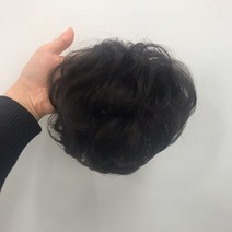 D632 여자정수리가발 부분 볼륨 붙임머리 가발사이트, 검정
