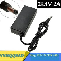 완속홈충전기Yyhqqbath 29.4V 2A 24V 25.2V 25.9V 29.4V 7S Li 배터리 29.4V 충전기 전자 자전거 충전기 D, 03 UK