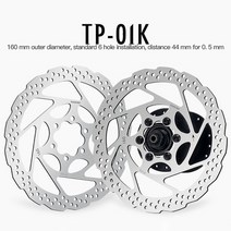 Toopre 160mm 203mm 자전거 브레이크 로터 센터라인 스테인레스 스틸 로터 디스크 브레이크용 mtb 산악 도로 크루저 자전거 자전거 부품, 01k 160mm