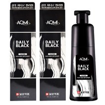 아오미 데일리블랙 염색샴푸(180ml) - 기능성화장품 / 백모&새치커버에 도움, 3개