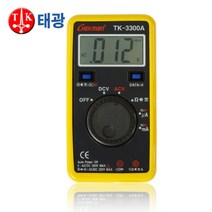 제이엠컴-태광전자-디지털테스터기 TK-3300A Max500V (1EA) 전자테스터기 디지털테스터 회로시험기 저항측정 멀티메타-JS