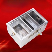 유수분리기 수영장 풀 하수구 막힘 분리 트랩 방지, 304스텐 500x300x300mm 이중 풀