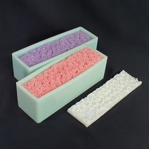 튜립 꽃 매트 (1kg 하늘색 몰드용) 수제 실리콘 몰드