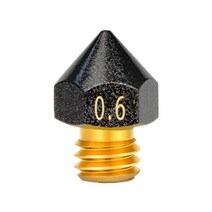 1/2/5Pcs MK8 노즐 PTFE 코팅 대형 헤드 황동 CR10 프로 CR10S 압출기 3D 프린터 악세사리, [03] 5pcs, [05] 0.6mm