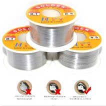 100g 솔더 와이어 63/37 주석 납 1.2mm 2.0mm 0.5mm 0.6mm 0.8mm 1.0mm 전기 수리 IC 수리용 로진 코어, 05 0.5mm