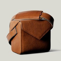 핫셀블라드 Hasselblad 핫셀블러드 카메라 가죽 가방 메신저 숄더 백, 브라운