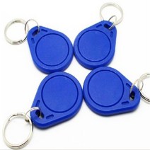 nfc 카드 리더기 RFID 복제기용 UID 변경 가능 NFC 블록 0 재기록 mif 1k s50 13.56Mhz 키포브용 로트당 10 개, [05] blue