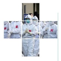 의료용 방호복 방역복 내화학 보호복 4형식SP-2020 (레벨D용)국내최초CE FDA KCS ISO 인증스텀프코리아