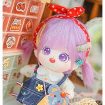 20cm 무속성 솜인형 여자 솜깅이 몸체 아이돌인형 목화솜 면 봉제인형 선물, 20cm(옷 제외), 자몽 포멜로(출생증명서 포함)