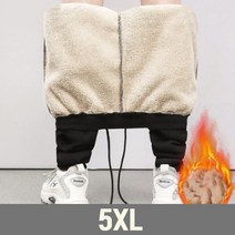 차쿠 남성 방한 바지 양털 기모 조거팬츠 5XL (당일발송)