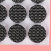 트랙터 의자 부품 미끄럼 방지 자체 접착 가구 고무 테이블 의자 발 패드 라운드 스퀘어 소파 다리 스티커, 02 Round