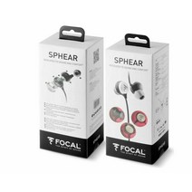 포칼 FOCAL Sphear 고화질 블랙 고광택 인이어 헤드폰 신제품