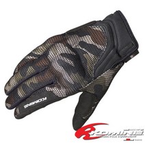 코미네 오토바이 여름 장갑 바이크 용품 메쉬 글러브 보호대 GK-194 BROWN-CAMO, BROWN-CAMO-L