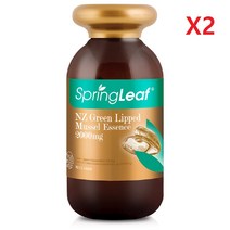 스프링리프 뉴질랜드 초록홍합 2000mg 200정-2개, 2개