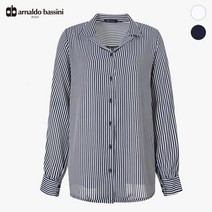 아날도바시니 아날도바시니 루즈핏스트라이프셔츠 AT09BL45M